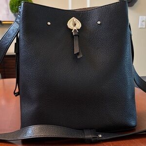Kate Spade Black Leather Shoulder Bag